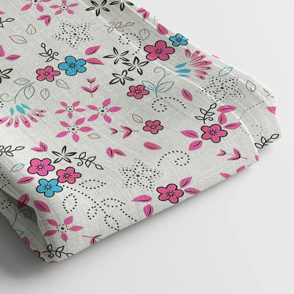 Crepe Digital Print Fabric | 44 Inches, Unstitched - Arihant Creations