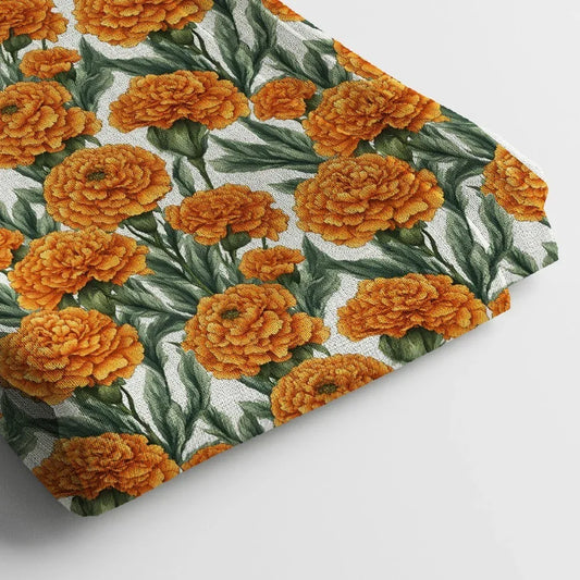 Muslin Digital Printed Fabric | Poly Blend, 44 Width, Unstitched - Arihant Creations
