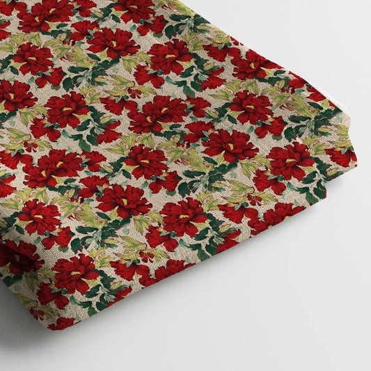 Muslin Digital Printed Fabric | Poly Blend, 44 Width, Unstitched - Arihant Creations