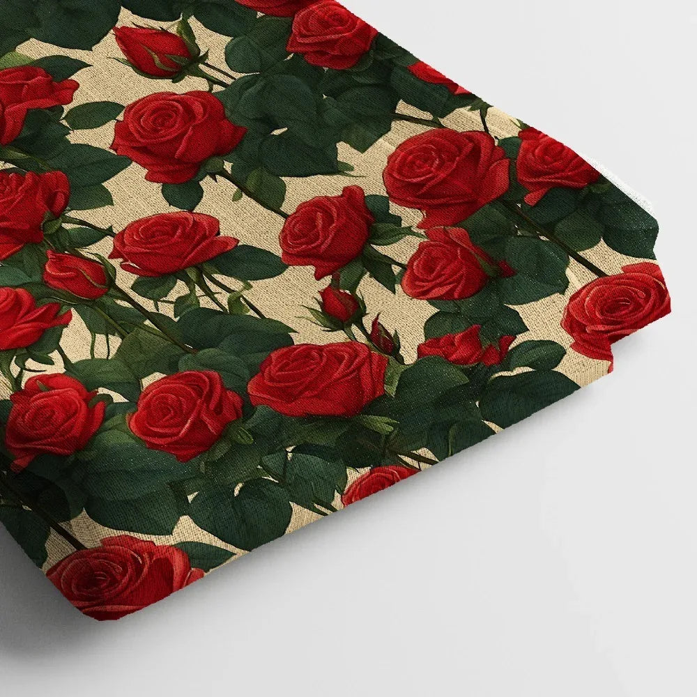 Linen Digital Print Fabric | 44 Inches, Unstitched - Arihant Creations