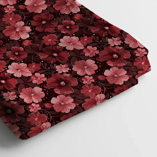 Linen Digital Print Fabric | 44 Inches, Unstitched - Arihant Creations