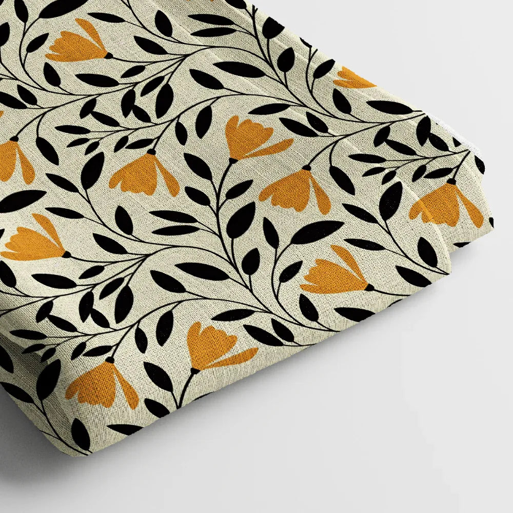 Poly Cotton Digital Printed Fabric, Soft & Lightweight, For Women's Clothing - Arihant Creations