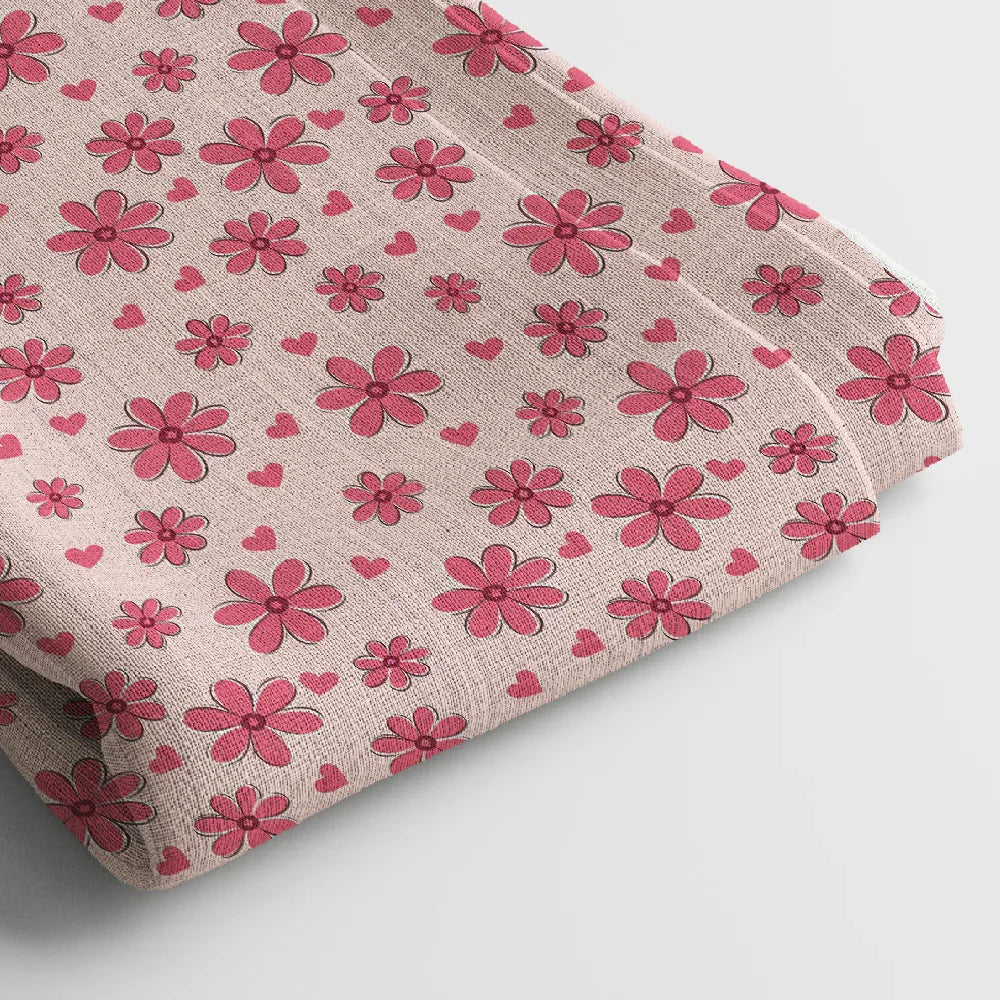 Georgette Digital Print Fabric | 44 Inches, Unstitched - Arihant Creations