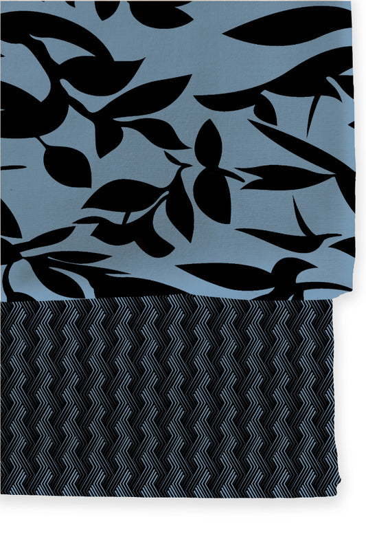 Poly Cotton Top Bottom Digital Printed Set - 2.5 mtr Top With 2.5 mtr Bottom