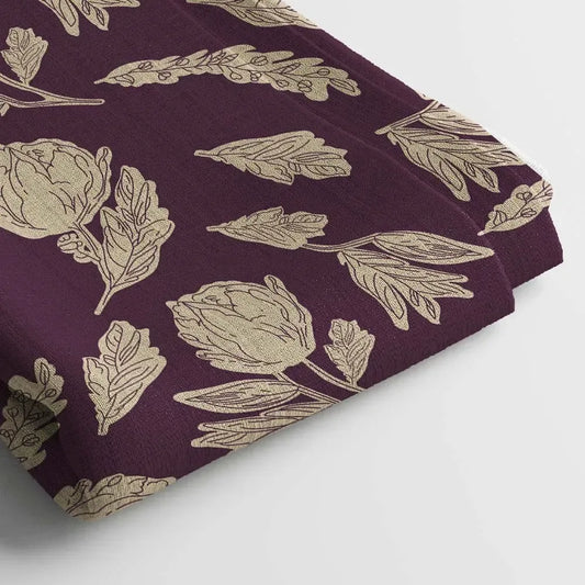 Poly Cotton Digital Printed Fabric | 44 Inches , Unstitched - Arihant Creations