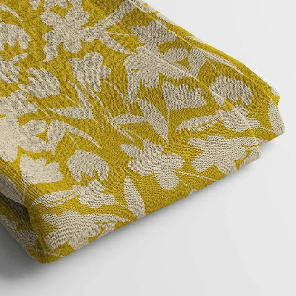 Linen Digital Print Fabric | 44 Inches, Unstitched - Arihant Creations