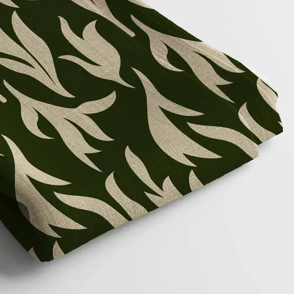 Muslin Digital Printed Fabric | Poly Blend, 44 Width, Unstitched - Arihant Creations