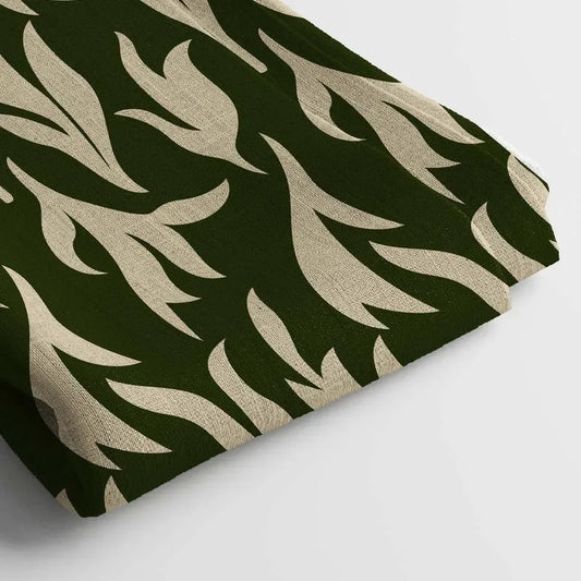 Muslin Digital Printed Fabric | Poly Blend, 44 Width, Unstitched - Arihant Creations