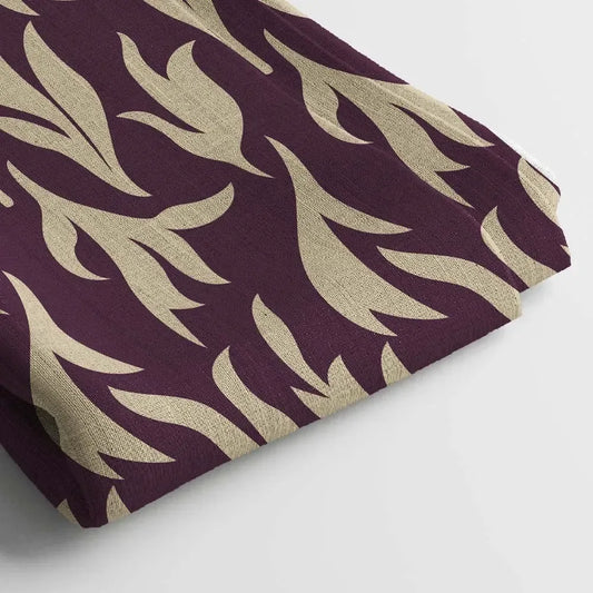 Muslin Digital Printed Fabric | Poly Blend, 44 Width, Unstitched - Arihant Creations