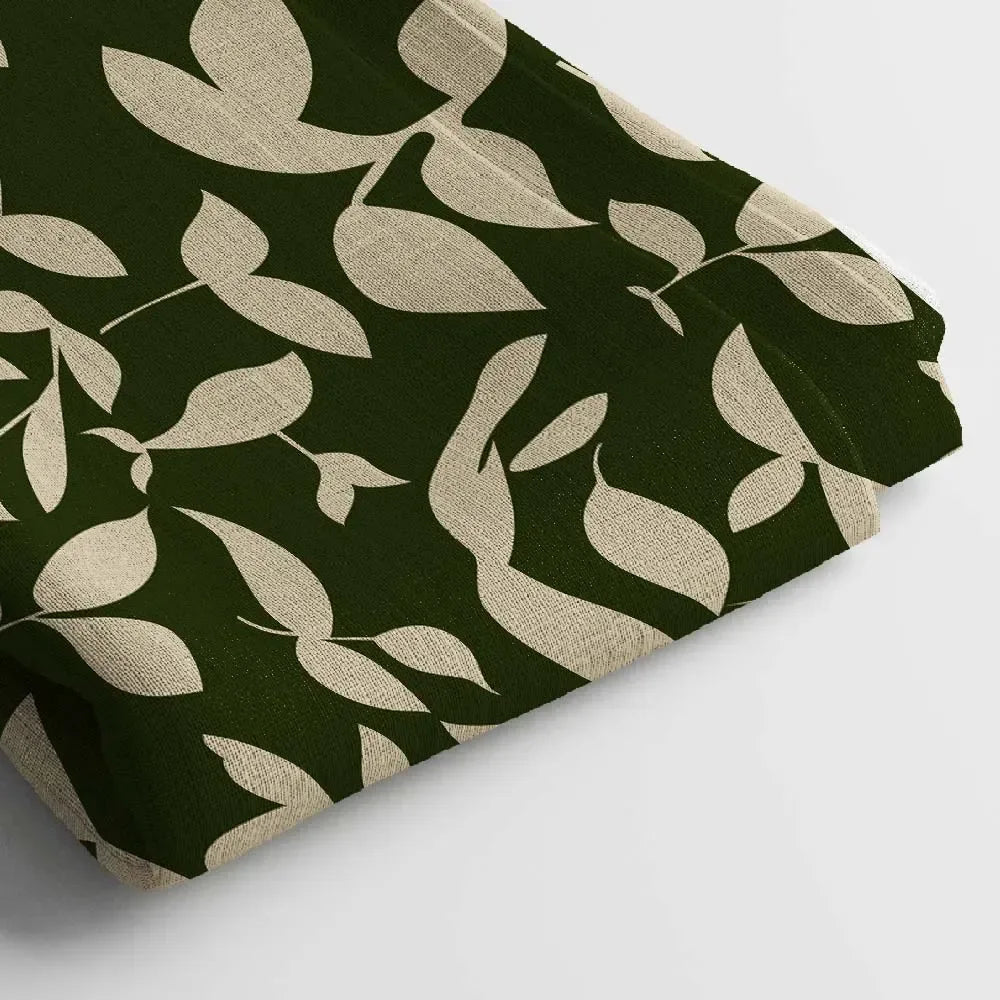 Linen Digital Print Fabric | 44 Inches, Unstitched - Arihant Creations