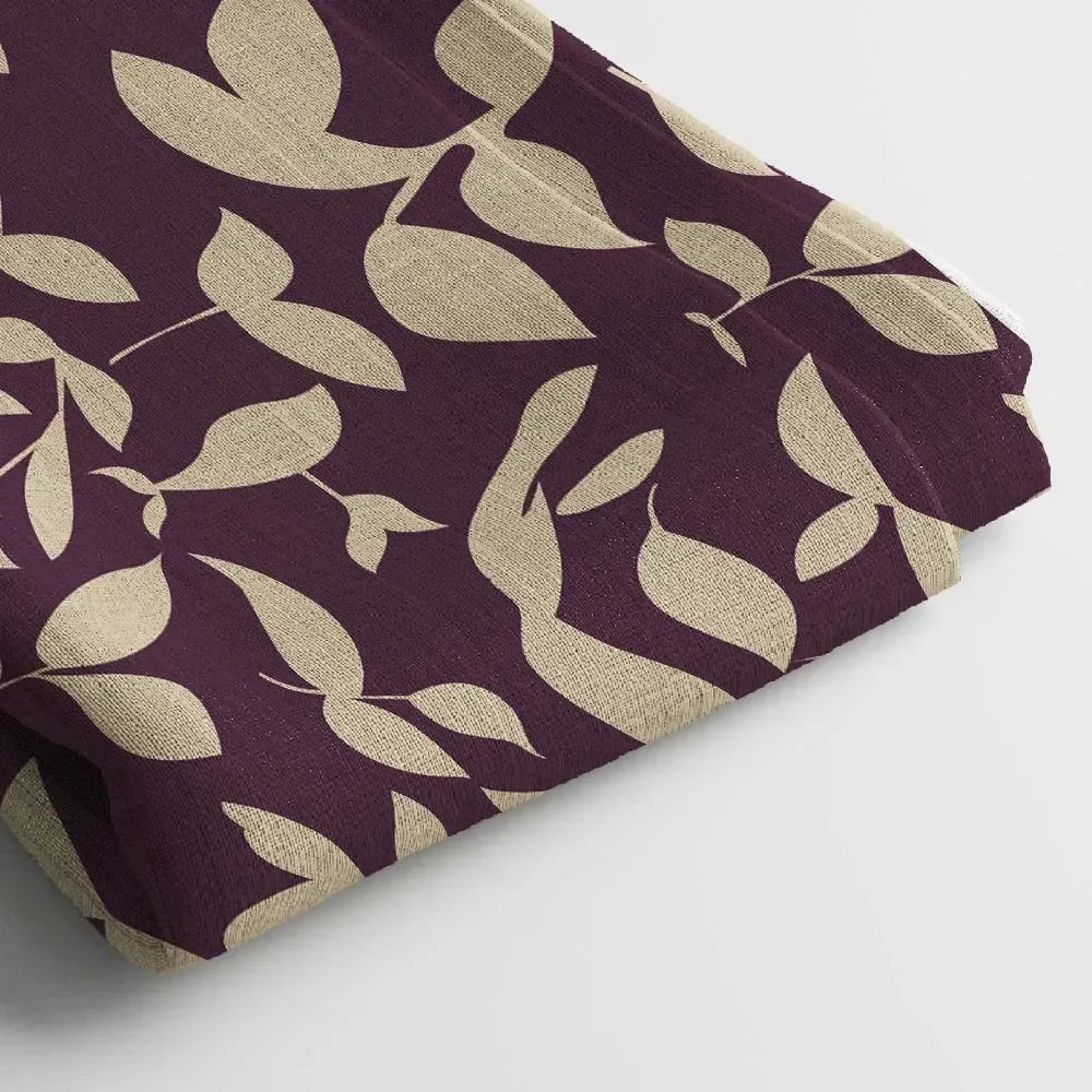 Linen Digital Print Fabric | 44 Inches, Unstitched - Arihant Creations