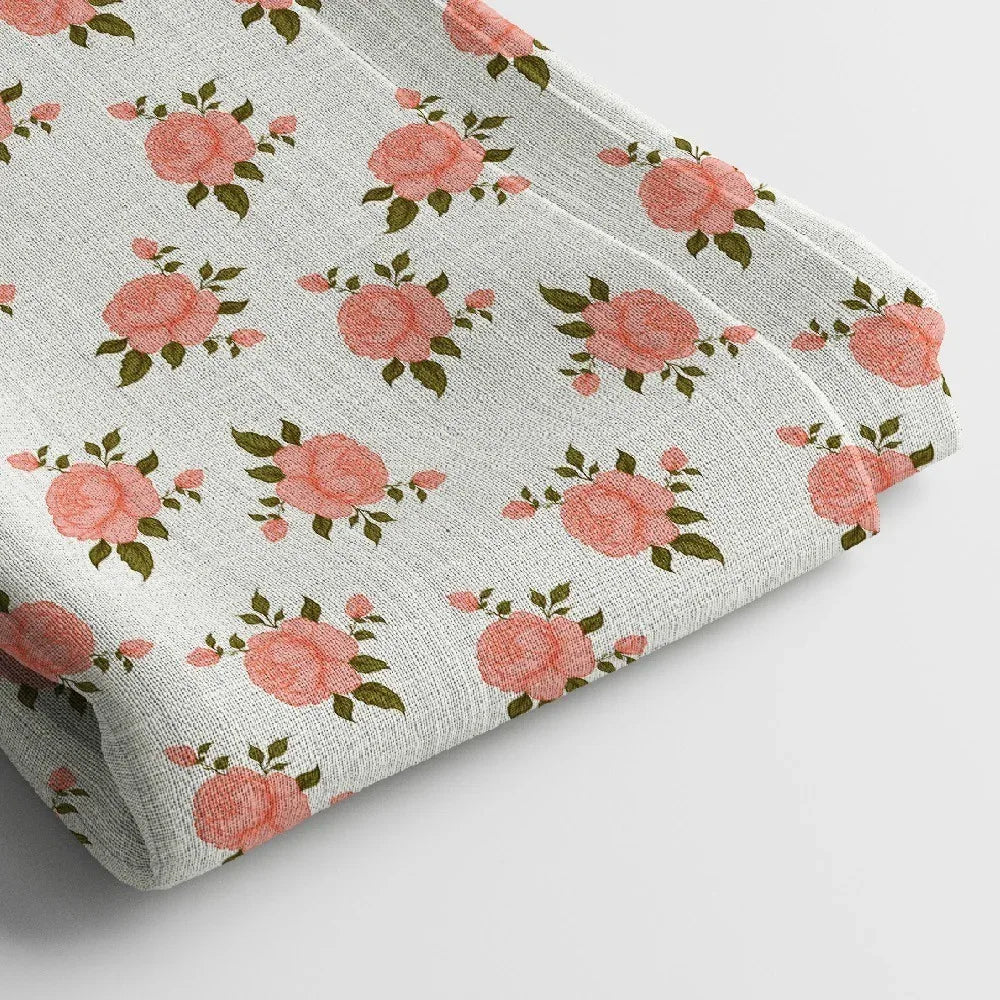 Georgette Digital Print Fabric | 44 Inches, Unstitched - Arihant Creations