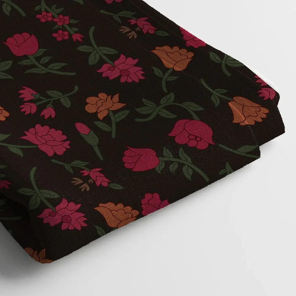 Georgette Digital Print Fabric | 44 Inches, Unstitched - Arihant Creations