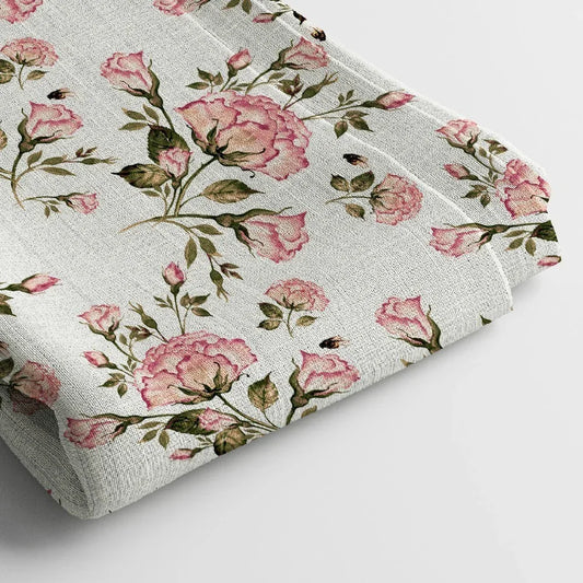 Georgette Digital Print Fabric | 44 Inches, Unstitched - Arihant Creations