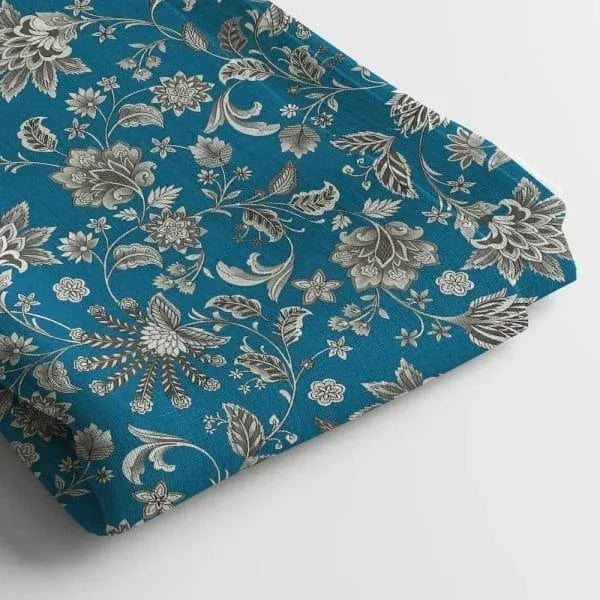 Georgette Digital Print Fabric | 58 Inches, Unstitched - Arihant Creations