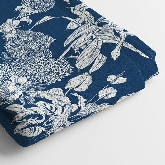 Kota Doria Digital Print Fabric | 5 Meter, 44" Width, Unstitched