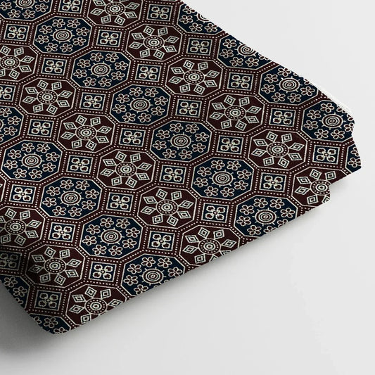 Poly Cotton Digital Printed Fabric, Soft & Lightweight, For Women's Clothing - Arihant Creations