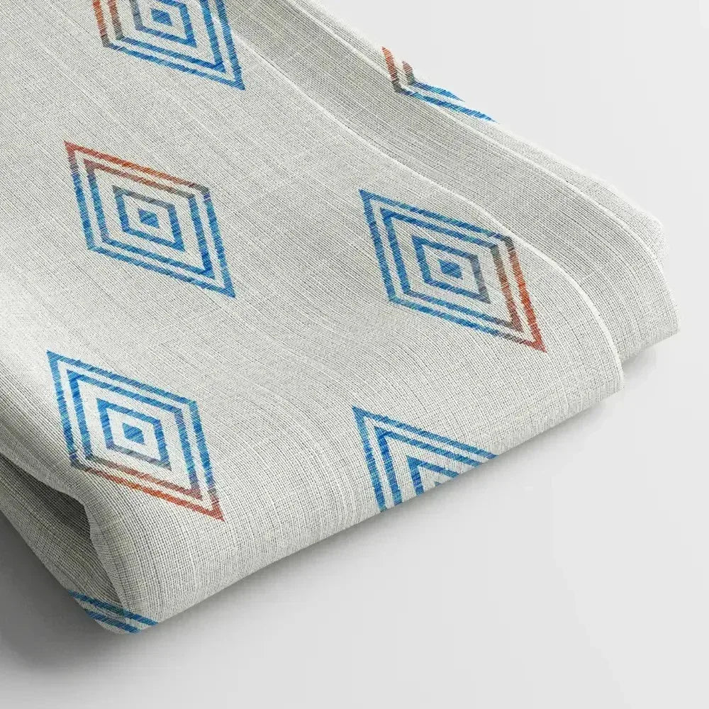 Muslin Digital Printed Fabric | Poly Blend, 44 Width, Unstitched, Soft, Lightweight - Arihant Creations