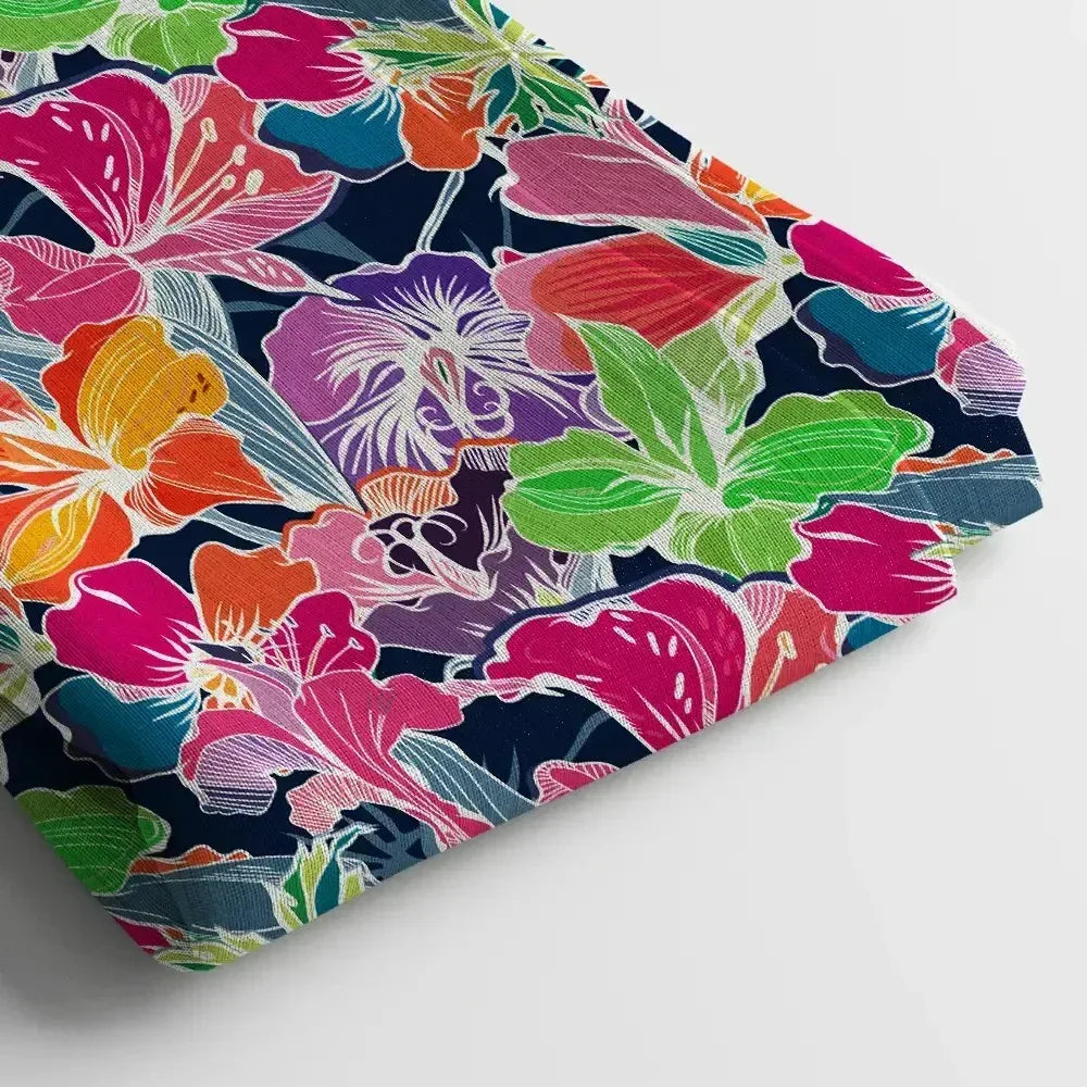 Crepe Digital Print Fabric | 44 Inches, Unstitched - Arihant Creations