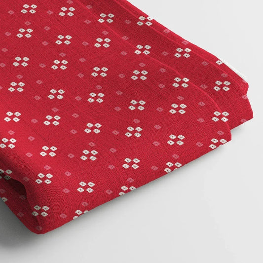 Linen Digital Print Fabric | 44 Inches, Unstitched - Arihant Creations