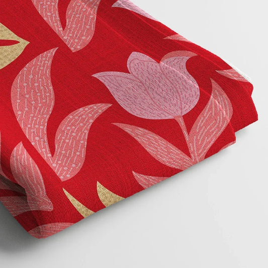 Poly Cotton Digital Printed Fabric, Soft & Lightweight, For Women's Clothing - Arihant Creations