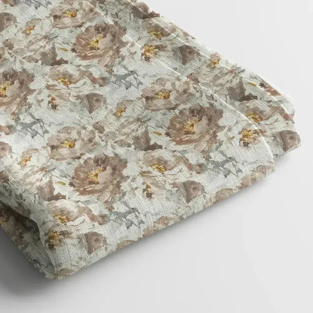 Crepe Digital Print Fabric | 44 Inches, Unstitched - Arihant Creations