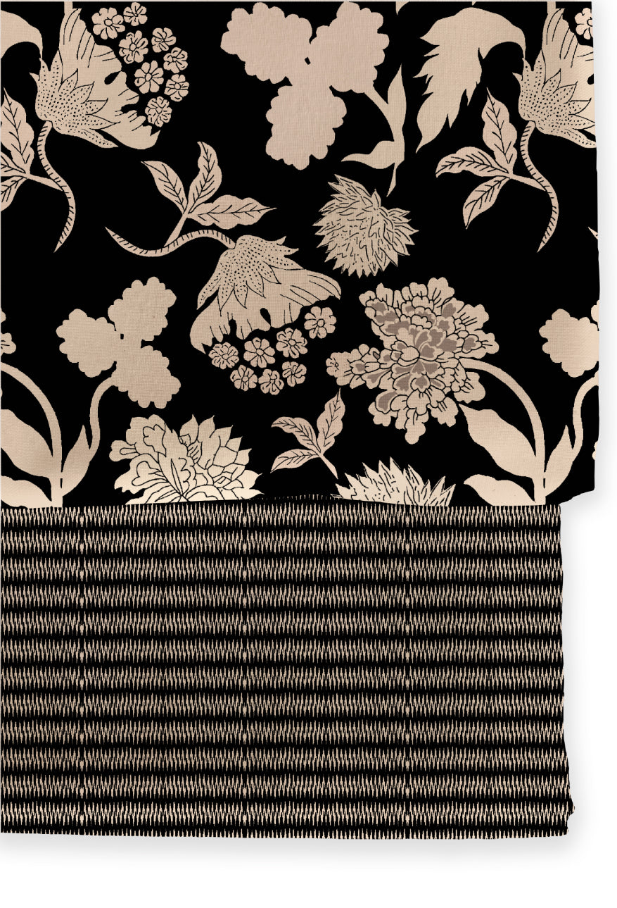 Poly Cotton Top Bottom Digital Printed Set - 2.5 mtr Top With 2.5 mtr Bottom